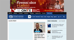 Desktop Screenshot of ceskenoviny.cz